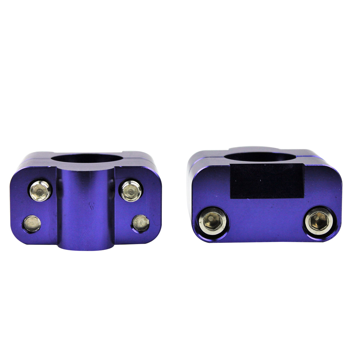 Universal Handlebar Risers Kit - DEEP BLUE-1 1/8' Bars Mounts Riser Clamp 27mm Dirt Bike