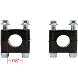 7/8" (22mm) Universal Handlebar Riser Clamp Bracket Compatible with ATV Dirt Bike Mini Bike Coleman BT200X Mega Moto 80/105