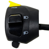 RedCap Left Side Handlebar Switch Assembly with 8-wire Harness Pin Plug, Horn Turn Signal, Hi-Lo Headlight Switch - Specifically Designed for Jonway ATV - Version-YY125-2A, Fit in Chinese ATV Models