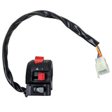 RedCap Only Right Side Handlebar Switch with 7-Wire Harness Pin Plug, Specifically Designed for Jonway ATV - Version-YY125-2A, Fit in Chinese ATV Models - On/Off Engine Stop Electric Start Switch