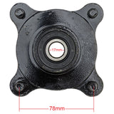 Front Wheel Hub Assembly with Bearings Compatible with Chinese 110cc 125cc 150cc ATV Quad Go Kart