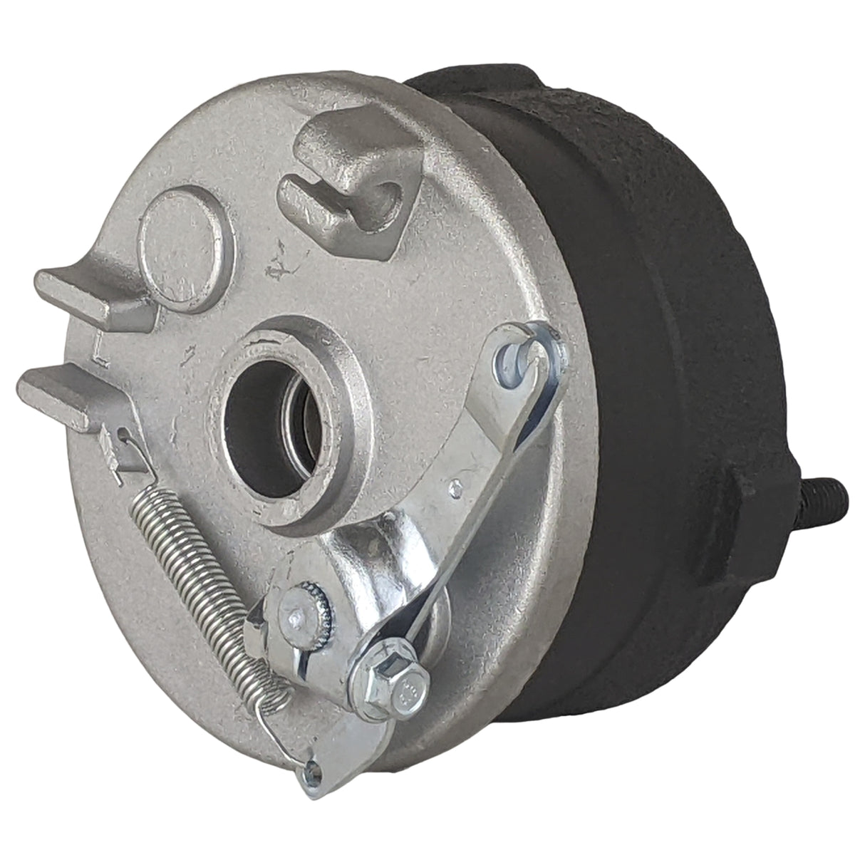 Front Left Hub Drum Brake Assembly TaoTao ATA110B with 6 or 7 Inch Wheel & Tires with 77mm 3in Stud Spacing