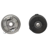 Front Left Hub Drum Brake Assembly TaoTao ATA110B with 6 or 7 Inch Wheel & Tires with 77mm 3in Stud Spacing