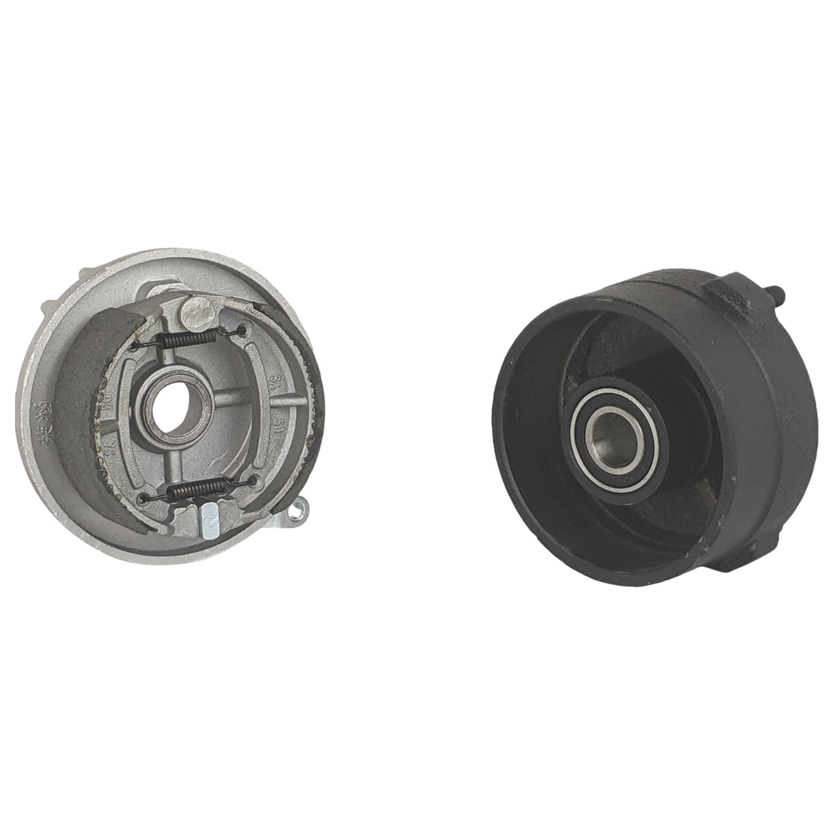 Front Right Hub Drum Brake Assembly TaoTao ATA110B with 6 or 7 Inch Wheel & Tires with 77mm 3in Stud Spacing