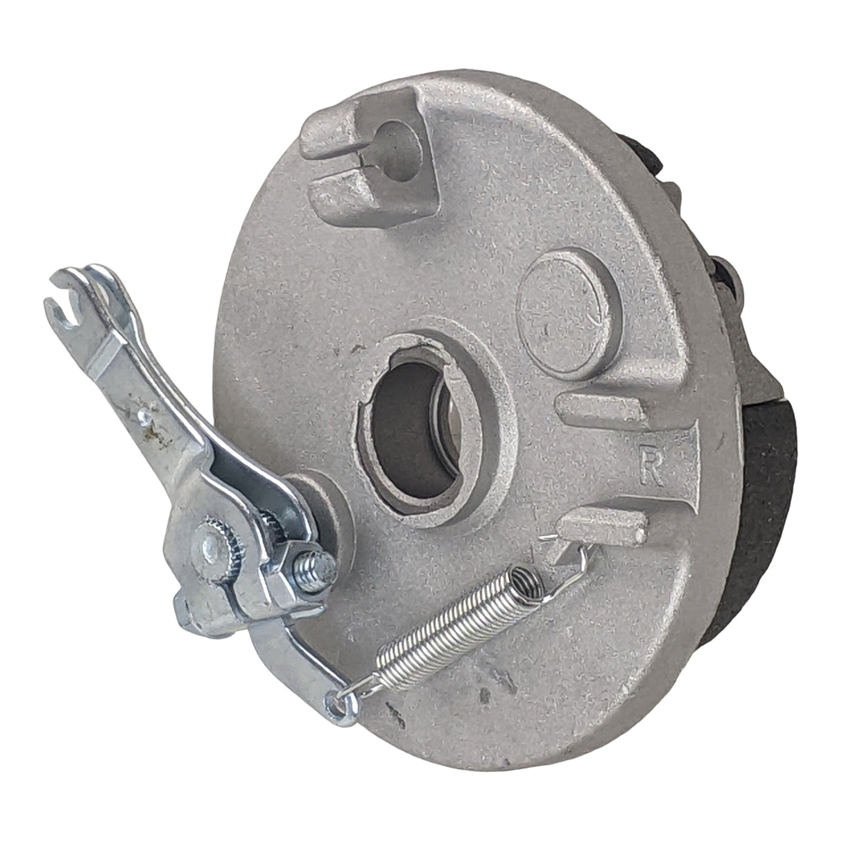 Front Right Hub Drum Brake Assembly TaoTao ATA110B with 6 or 7 Inch Wheel & Tires with 77mm 3in Stud Spacing