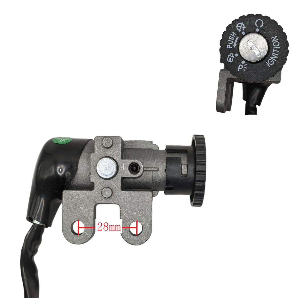 Complete Ignition Switch Key Set 5-wire System for Gy6 49cc 50cc 150cc Scooter Moped