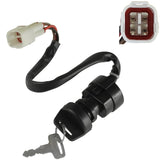 Ignition Key Switch 4 Wire for Yamaha Warrior Yfm350 Atv Plug 2001 2000 1999 1998 1997 1996