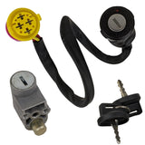 Key Ignition Switch - 4 Wire - 14" Harness Connector Plug