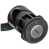 Key Ignition Switch - 4 Wire - 14" Harness Connector Plug