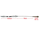 RedCap 64.5cm (25 3/8 In) Parking Brake Cable - Specifically Designed for - Kandi KD-125FM5 Go Kart & 125cc 2-seat Go Karts, Enhanced Durability for Improved Performance & Safety