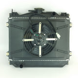 Radiator with Fan, Kandi Go Kart, 250cc