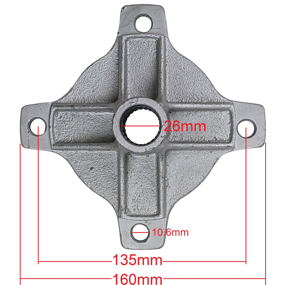 Rear Hub Flange for 150cc 250CC Kandi KD-150GKA-2 KD-150FS KD-250FS Go-Karts