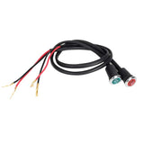 12V Neutral Reverse Gear Indicator Light - Universal Fit for 70cc-250cc ATV Quad 4 Wheelers - for Chinese Models Coolster, 110 RX, Kazuma, Jonway - (Green & Red Kit)