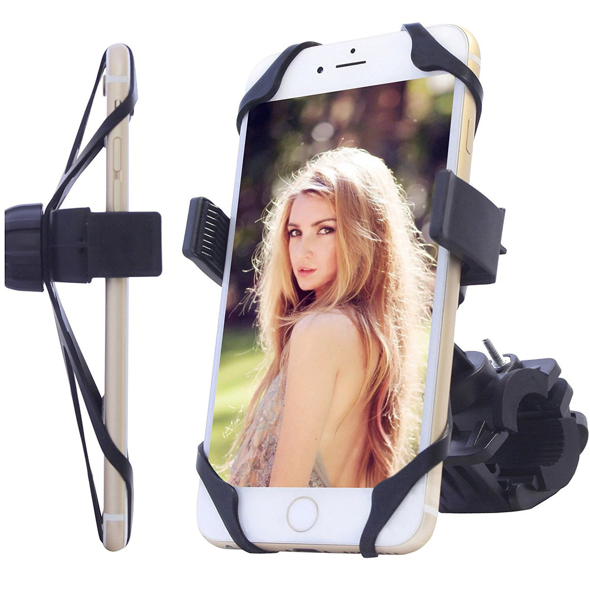 Mobile Phone Bike Mount Holder, MTB Motorcycle Bicycle Grip Phone Mount Bike Phone Holder For Iphone Smartphone