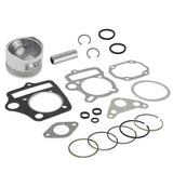 Redcap 54mm Bore Piston & Ring Set with Head Gaskets Kit - for 125cc Pit Dirt Bike with the Horizontal Styled Engine