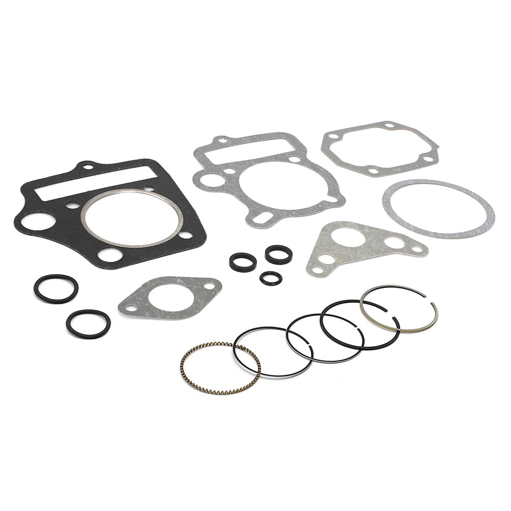 Redcap 54mm Bore Piston & Ring Set with Head Gaskets Kit - for 125cc Pit Dirt Bike with the Horizontal Styled Engine
