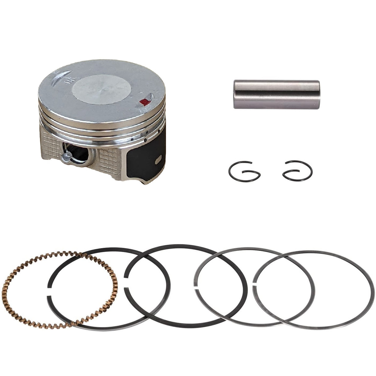 60mm Motorcycle Piston & Rings Set for Jonway GTX 250 EFI XMT 250 EFI Manual 6 Speed Motorcycle