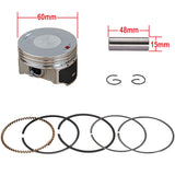 Motorcycle Piston Rings & Gaskets Set for Jonway GTX 250 EFI XMT 250 EFI Manual 6 Speed Motorcycle