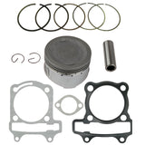 Piston & Ring & Gasket Set for Piston Apollo 200cc GY6B 63mm Cylinder Piston Gasket Rebuild Kit 57mm Stud Spacing