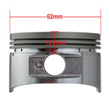 Piston & Ring & Gasket Set for Piston Apollo 200cc GY6B 63mm Cylinder Piston Gasket Rebuild Kit 57mm Stud Spacing