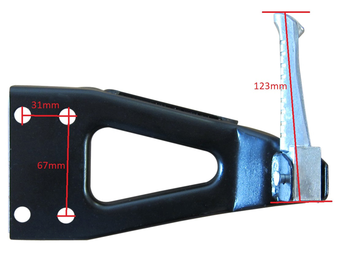 Left Foot Peg Bracket Scooter Moped ATV GY6 150cc Falcon Frame