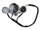 Scooter Speedometer Gas Gauge Cluster Retro Style 49cc 50cc Chrome