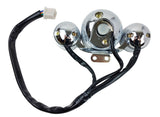 Scooter Speedometer Gas Gauge Cluster Retro Style 49cc 50cc Chrome