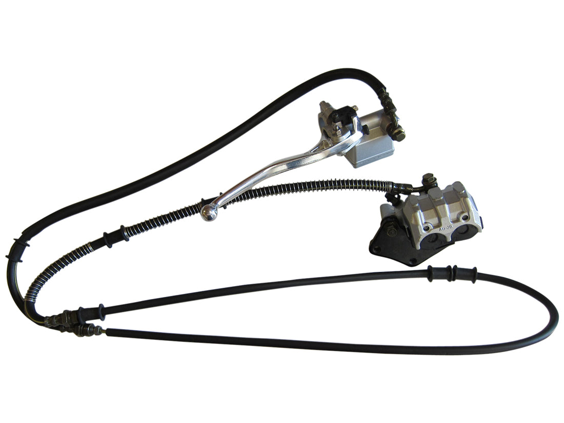 Rear Left Brake Assembly Master Cylinder Caliper GY6 Scooter Moped 150cc 250cc