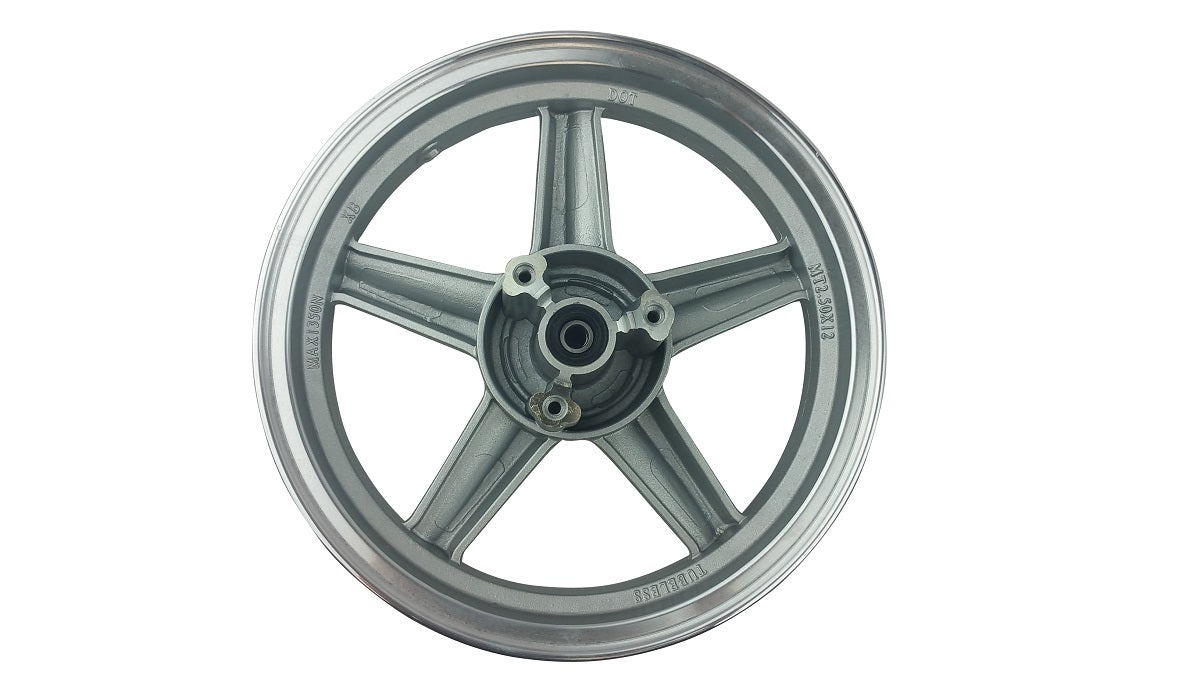 12 Inch Chrome Front Rim 49 50cc TaoTao Peace New Gy6 Scooters Mopeds MT2.50x12
