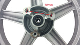 12 Inch Chrome Front Rim 49 50cc TaoTao Peace New Gy6 Scooters Mopeds MT2.50x12