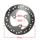 Brake Rotor Disc - 190mm - 3 Bolt