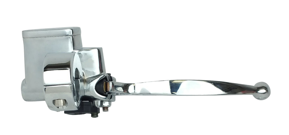 Chrome Hydraulic Brake Master Cylinder Lever Right 22MM GY6 Scooter Mirror