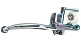 Chrome Hydraulic Brake Master Cylinder Lever Right 22MM GY6 Scooter Mirror