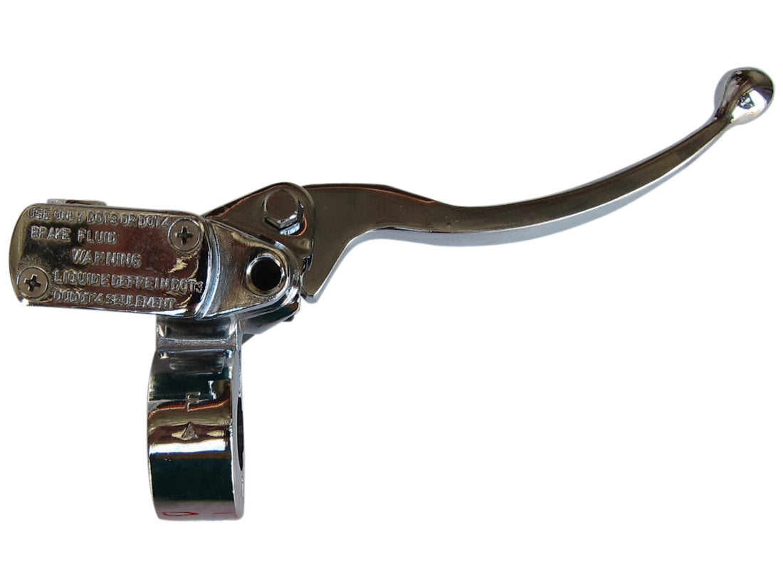 Chrome Hydraulic Brake Master Cylinder Lever Right 22MM GY6 Scooter Mirror