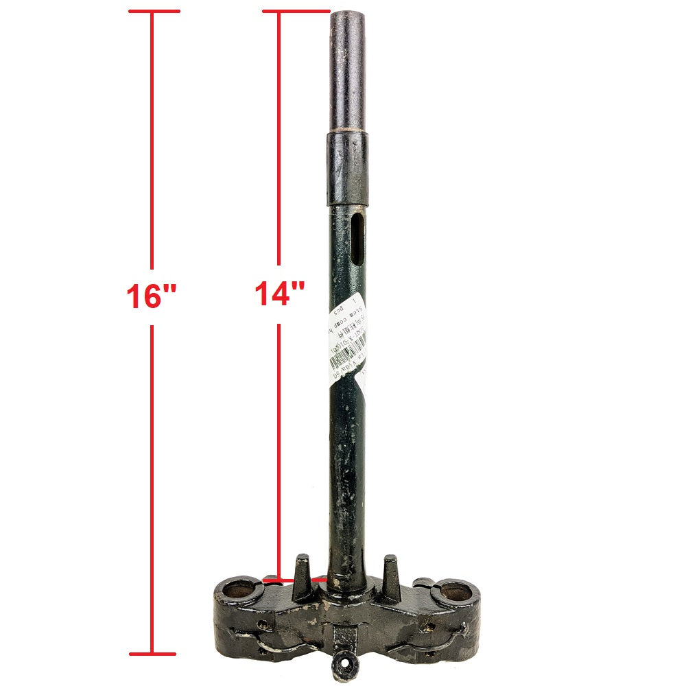 Triple Tree Steering Shaft Stem Scooter Motorcycle