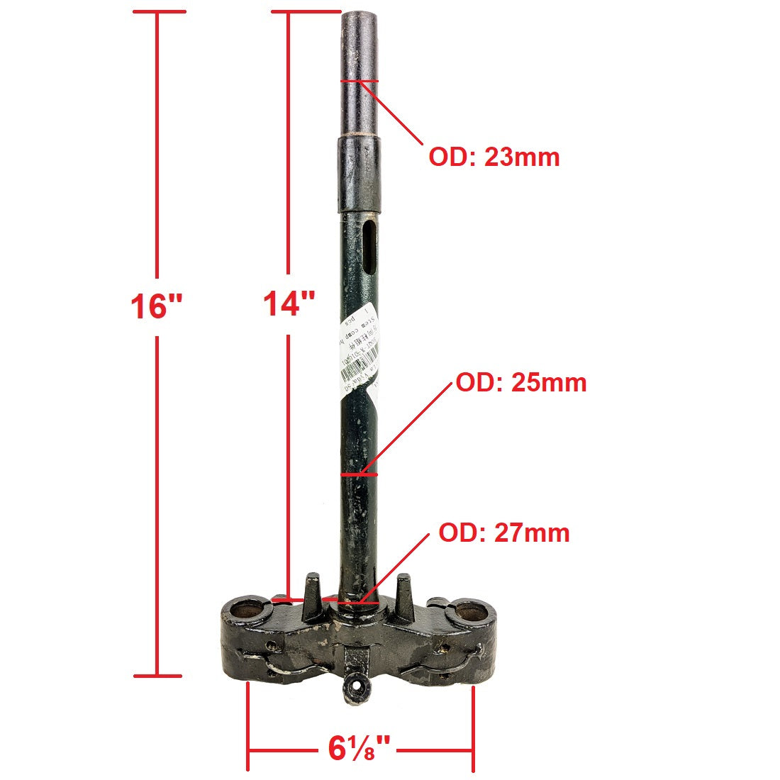 Triple Tree Steering Shaft Stem Scooter Motorcycle