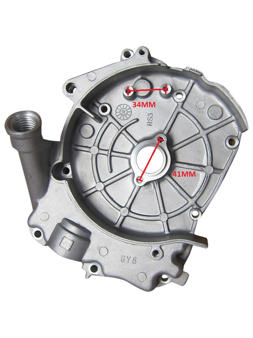 RIGHT SIDE CRANKCASE COVER FOR CHINESE SCOOTERS 150cc GY6 MOTORS 152QMI