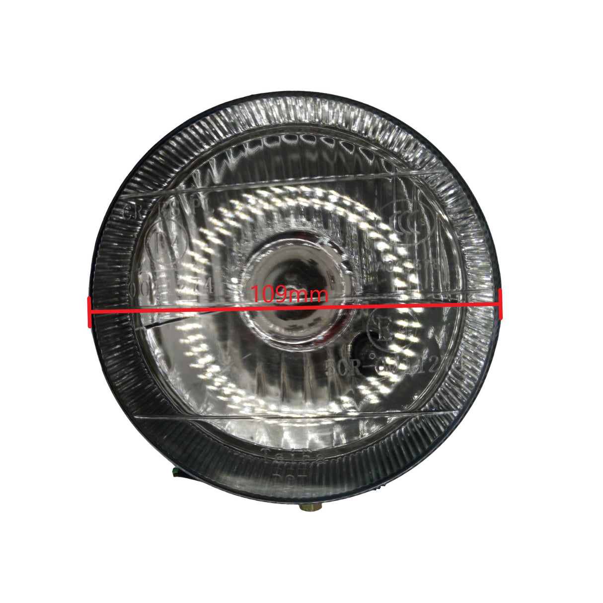 12V Front Headlight Lamp Assembly with 3-Pin Plug for Chinese ATV Quad Dirt Bike
