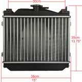 Radiator Cooling Fan Full Aluminum for 175cc 200cc 250cc 300cc Go Kart ATV Quad Buggy Dazon Kandi Kinroad