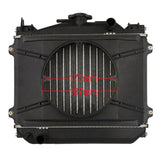 Radiator Cooling Fan Full Aluminum for 175cc 200cc 250cc 300cc Go Kart ATV Quad Buggy Dazon Kandi Kinroad