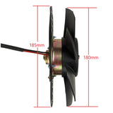 12V Electric Radiator Cooling Fan Assembly 7 Blade fan for 175cc-300cc ATV Quad Buggy Model