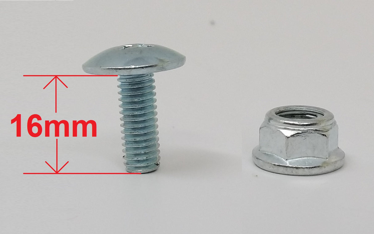 Body Screw and Nut M6-1.0