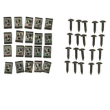 Scooter GY6 20x Plastic Body Screw Hardware Clips Chinese Tao Tao Peace 50-150cc