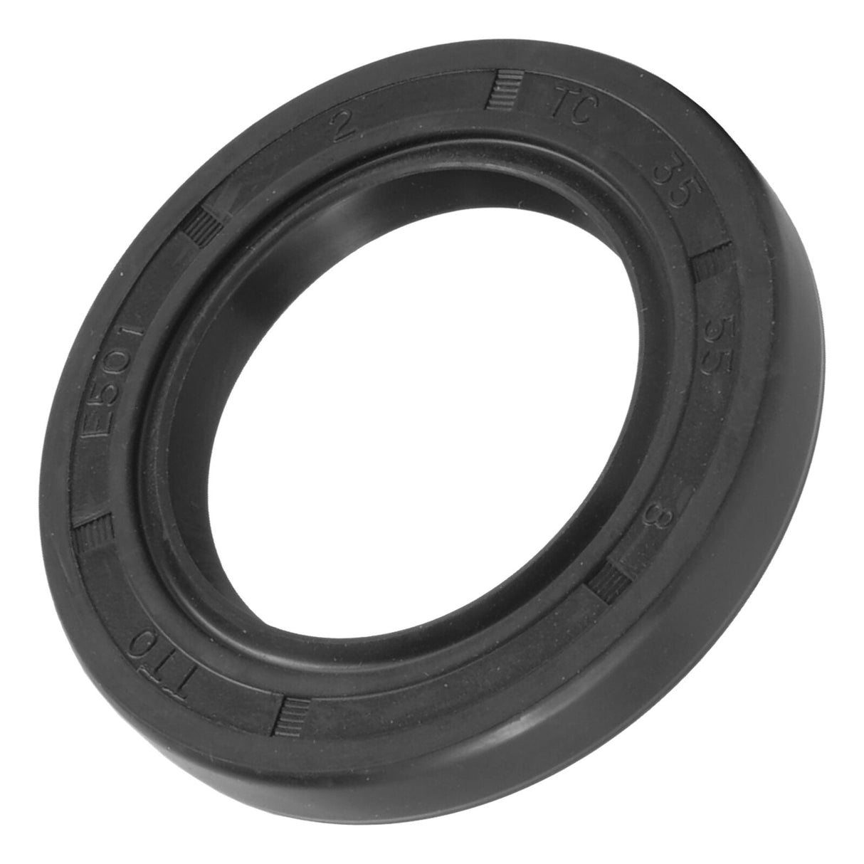 35x55x8mm Rear Axle Housing Oil Seal - Nitrile Rubber, Double Lips, Stainless Steel Spring