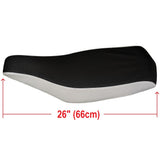 Seat 26 Inch Kazuma Falcon 110cc, 150cc 250cc ATV Replacement Redcat Black/Gray Baby