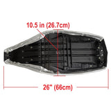 Seat 26 Inch Kazuma Falcon 110cc, 150cc 250cc ATV Replacement Redcat Black/Gray Baby
