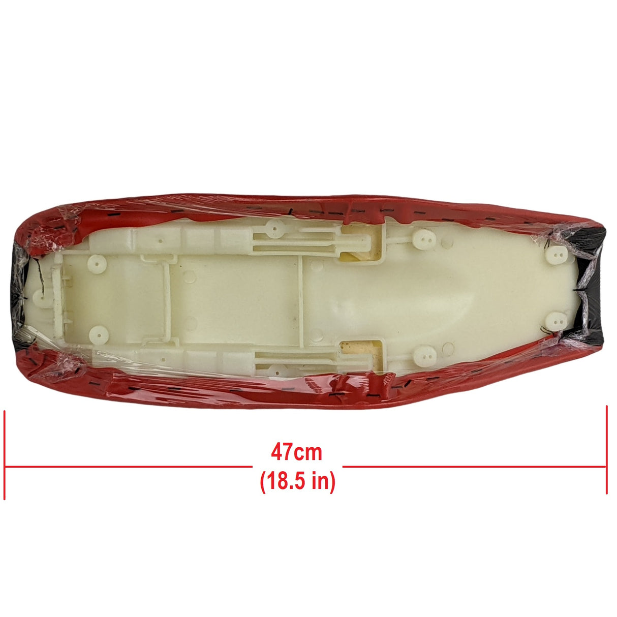 Low Gripper Foam Seat Assembly for CRF50 90cc 110cc 125cc 140cc 150cc 160cc XR 50 SSR Trail Dirt Pit Bike (Red + Black)