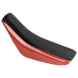 Low Gripper Foam Seat Assembly for CRF50 90cc 110cc 125cc 140cc 150cc 160cc XR 50 SSR Trail Dirt Pit Bike (Red + Black)