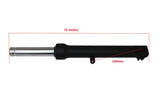 Redcap 15" 380mm Only Left Side Front Shock Absorber Assembly - Perfectly Compatible for Jonway Y50qt-21, Gy6, Scooter Moped, Improve Stability, Safe & Comfort Handling, Durable Construction (Black)
