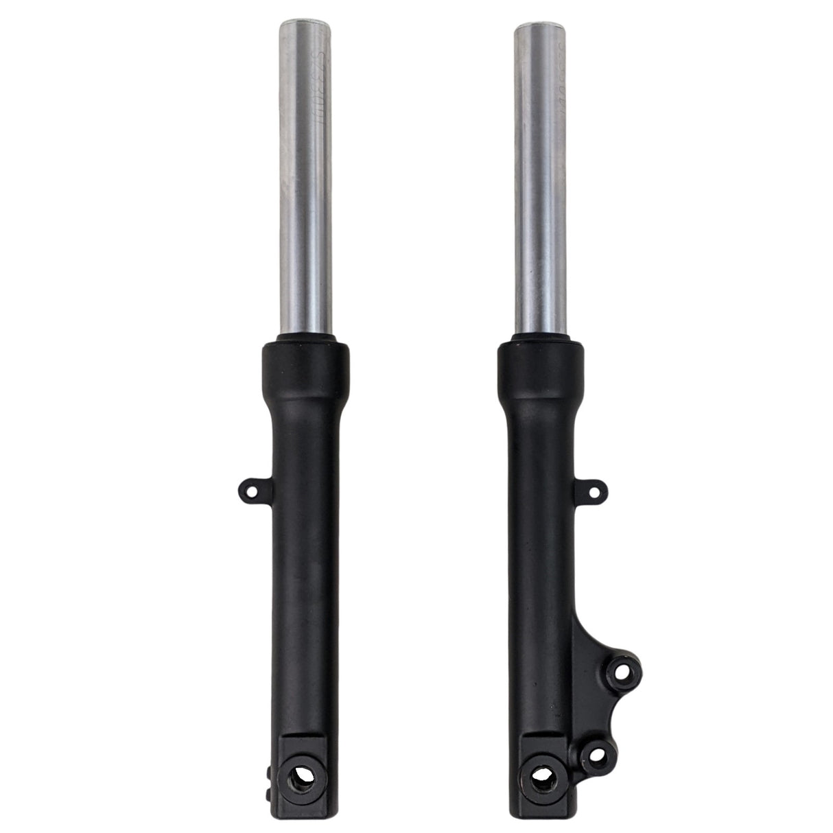 15" Set Front Shock Absorber Assembly - Designed for 50cc Jonway YY50QT-21, Gy6 50cc, Scooter Moped - Left & Right Shocks (Black)